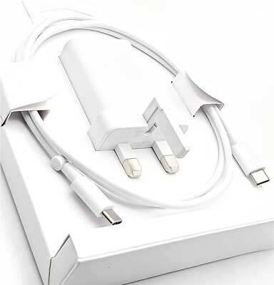 Pin Uk Plug Charger With USB-C Cable For Google Pixel XL/