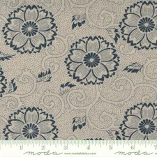 Yukata Medarion  Mochi by the yard x44in Cotton70% Linen 30%print Moda