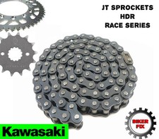 FITS KAWASAKI KLR 250 1984-2005 JT HEAVY DUTY CHAIN AND SPROCKET CHAIN SET