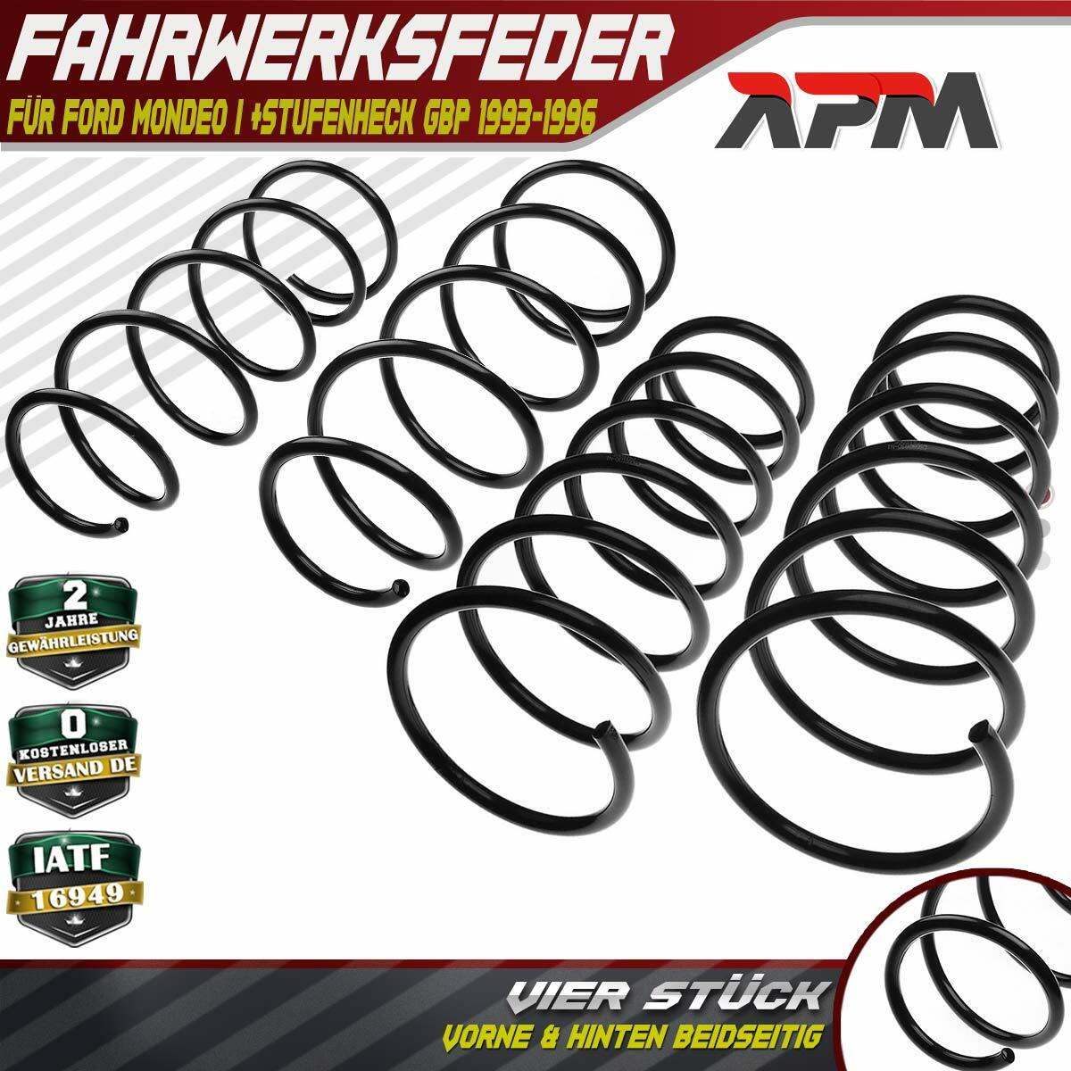 Frankberg Fahrwerksfedern 4x Set - Für Ford Galaxy, Alhambra, Sharan 1995-2010