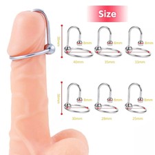 6 Sizes Stainless Steel Urethral Plug Dilator Sounding Dilator Stretcher Rod