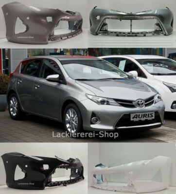 STOßSTANGE VORNE LACKIERT IN WUNSCHFARBE NEU für Toyota Auris 2013-2015 PDC/SRA