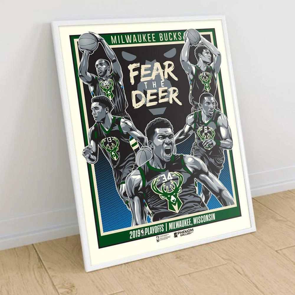 Phenom Gallery Giannis Antetoko Bucks 2019 Poster