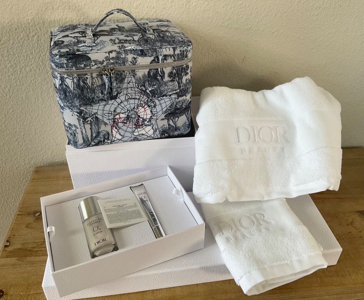 Dior Platinum Gift Set Skincare Vanity Case Le Serum Wrinkle