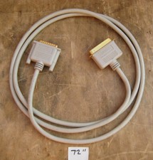 NOS Gold Compaq 36-pin Centronics Male to DB-25M IEEE1284 Parallel Printer Cable