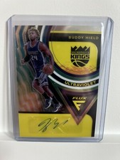2020-21 Panini Flux - Ultraviolet Signatures Silver Prizm #UV-BHE Buddy Hield...