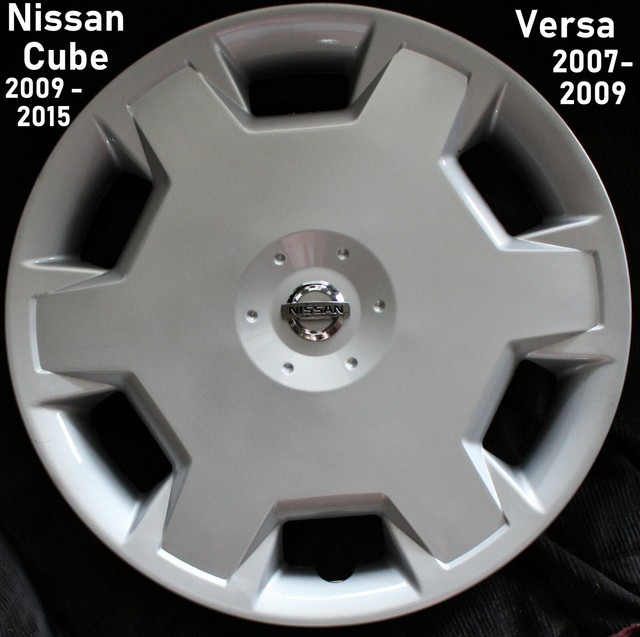 New 1 Replacement Hubcap fits 15 Wheel Nissan Cube & Versa 20092015