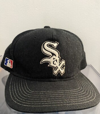 vintage chicago white sox sports specialties Side Logo Black vintage chicago white sox sports specialties Side Logo Black