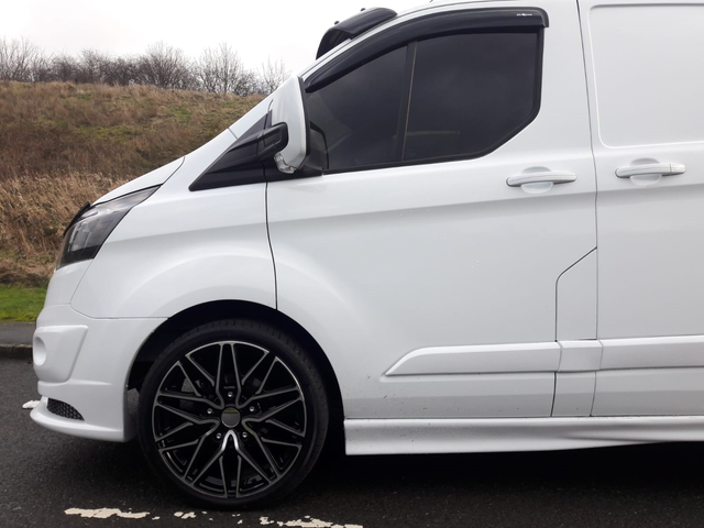 ford transit custom wind deflectors