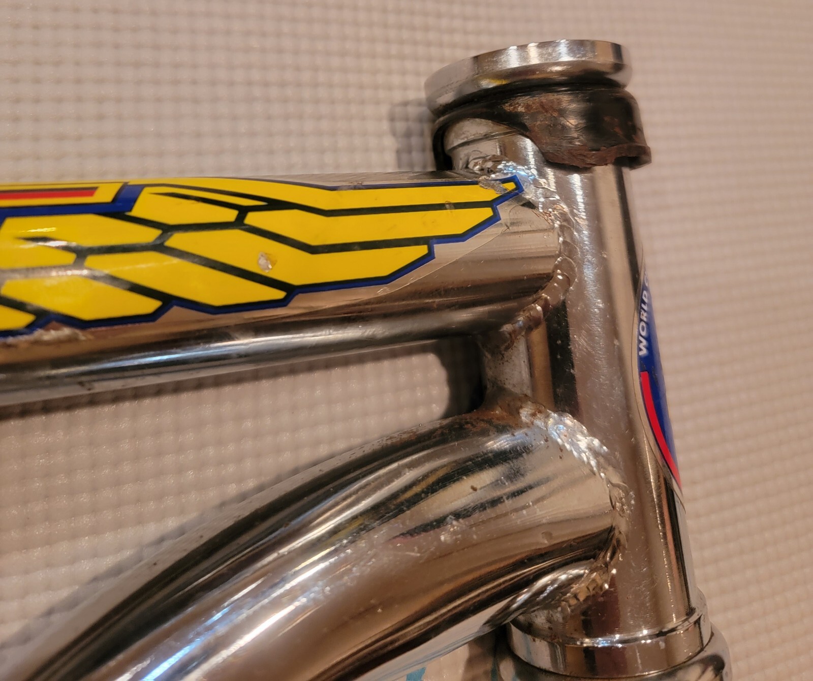 Vintage GT BMX Frame Vertigo Performer Freestyle OG Chrome 20" 90s 1990