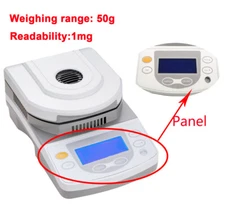 50g/1mg Lab Fast Halogen Heating Moisture Meter Grain Moisture Detector