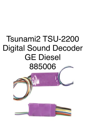 Soundtraxx TSU-2200 Tsunami2 Digital Sound & DCC Decoder : GE Diesel 885006