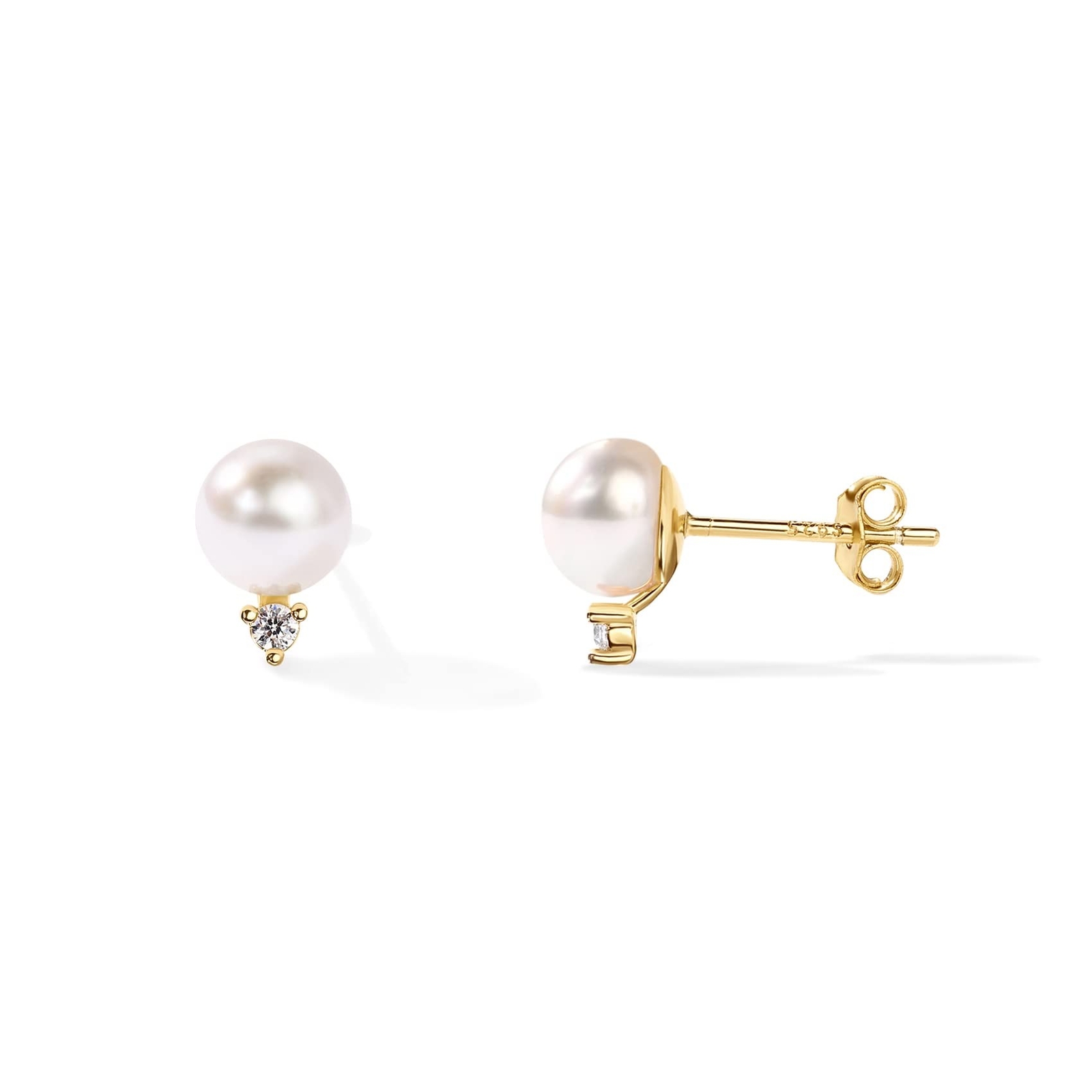 PAVOI 18K Gold Plated 925 Sterling Silver Post Cubic Zirconia | AAA+ Quality ...