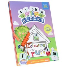 Colouring Fun: Numberblocks, Colourblocks & Alphablocks 3 Books Set -Ages 3-6-PB