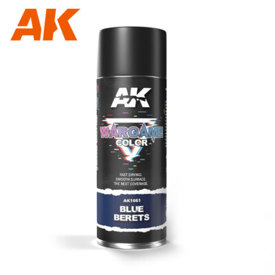 WARGAME Farbige Blaue Baretts Spray 400Ml. Ak-1051 AK INTERACTIVE