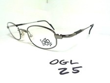 New LOGO PARIS Eyeglass Frame LM1980 002 Black Gunmetal OGL-25