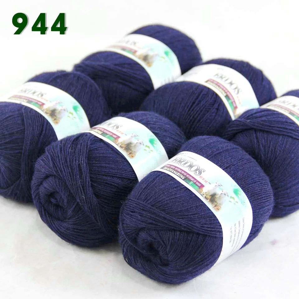 Sale 6 Skeinsx50g LACE Soft Acrylic Wool Cashmere hand knitting Crochet Yarn 944 - Image 2 of 4