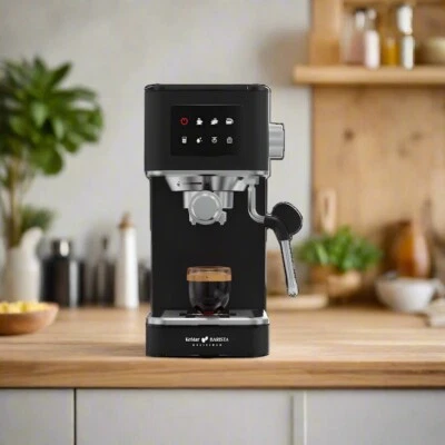 KEMAR KITCHENWARE KEM-117 BARISTA DELICIOSO Siebträger Espressomaschine, 20 Bar, Touchdisplay