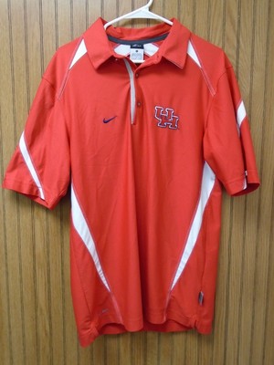 red nike golf polo shirt
