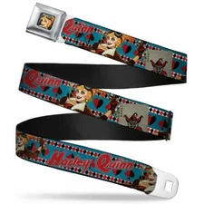 Seat Belt Buckle for Pants Men Women Kids DC Comics Harley Quinn WJK022
