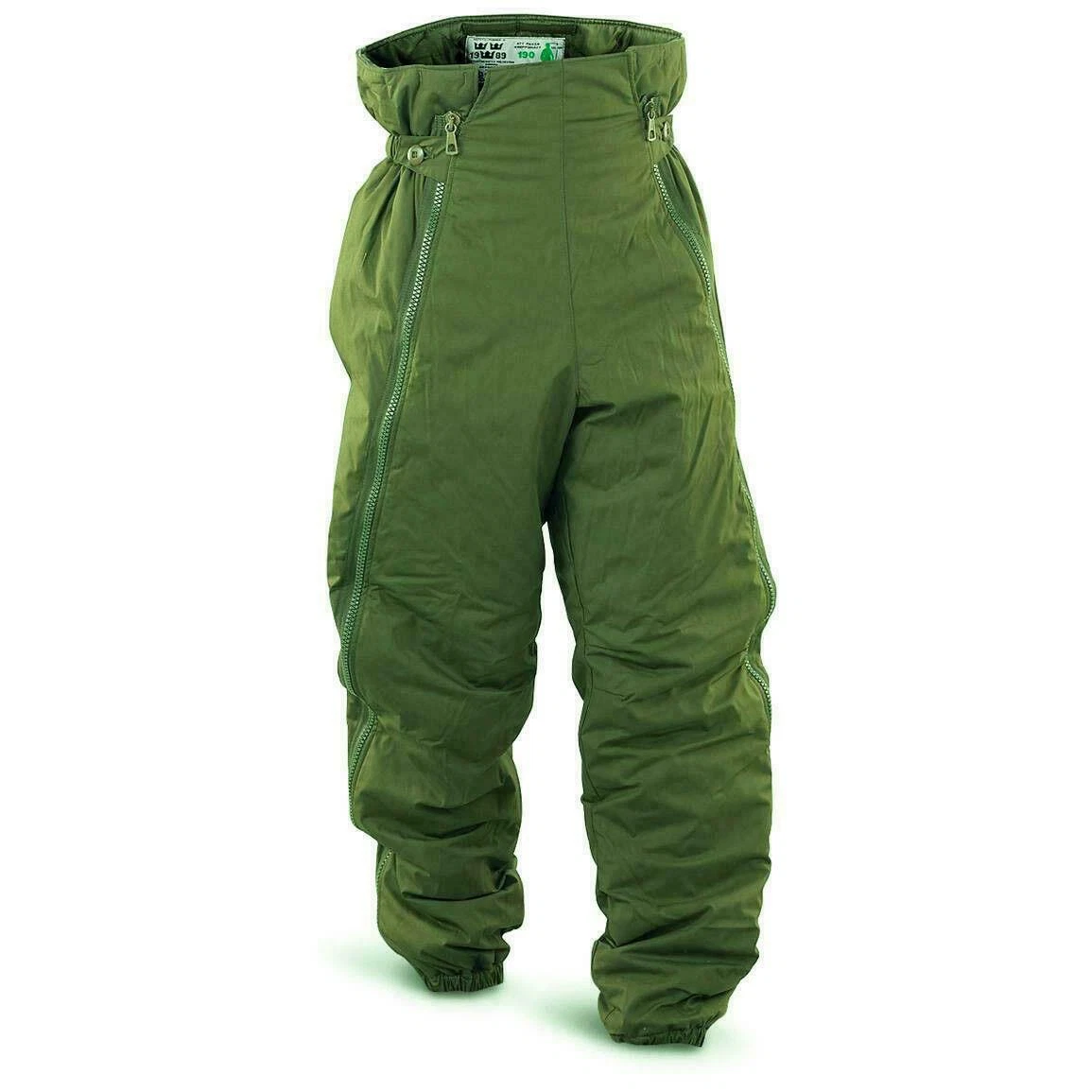 New Genuine Swedish Army Insulated Thermal M90 Pants Green Trousers Cold  Weather