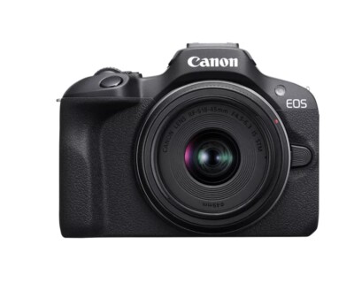 Canon EOS R100 Mirrorless Camera - Black (Kit with RF-S 18-45mm/RF-S 55-210mm)