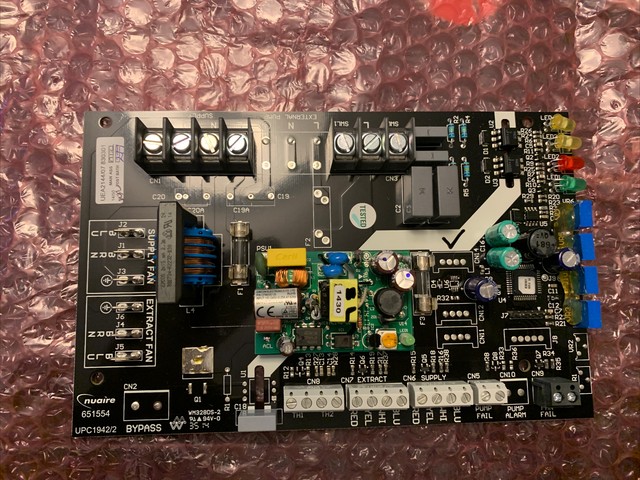Carte PCB Nuaire 651554/830302 – Pour Ventilation – Neuf (peut Avoir De Micro-défauts)