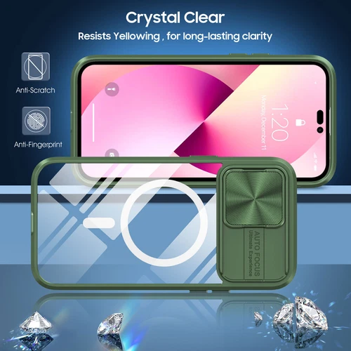 Für iPhone 16 Pro Max 14 15 11 Magnet Slide Kamera Linse Cover - - Bild 51 von 66
