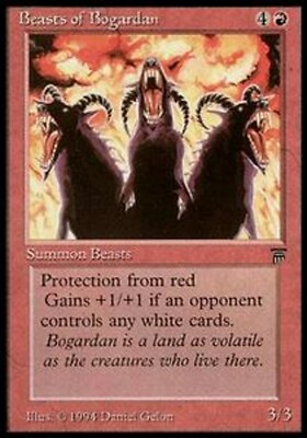 MRM ENGLISH Beasts of Bogardan GOOD MTG magic legends