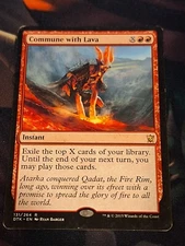 Commune with Lava - Dragons of Tarkir Magic the Gathering MTG