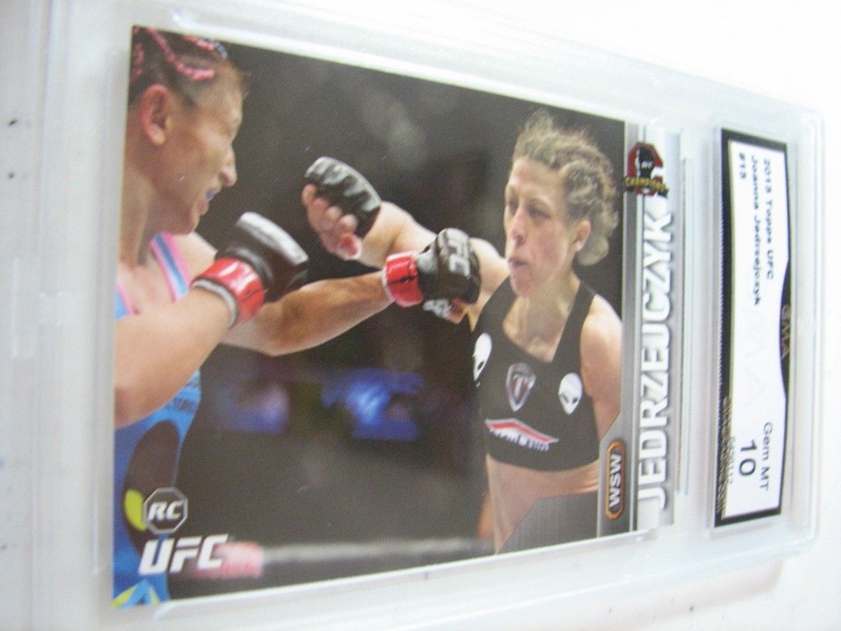 JOANNA JEDRZEJCZYK 2015 TOPPS UFC CHAMPIONS # 15 GRADED 10 L JOANNA JEDRZEJCZYK 2015 TOPPS UFC CHAMPIONS # 15 GRADED 10 L