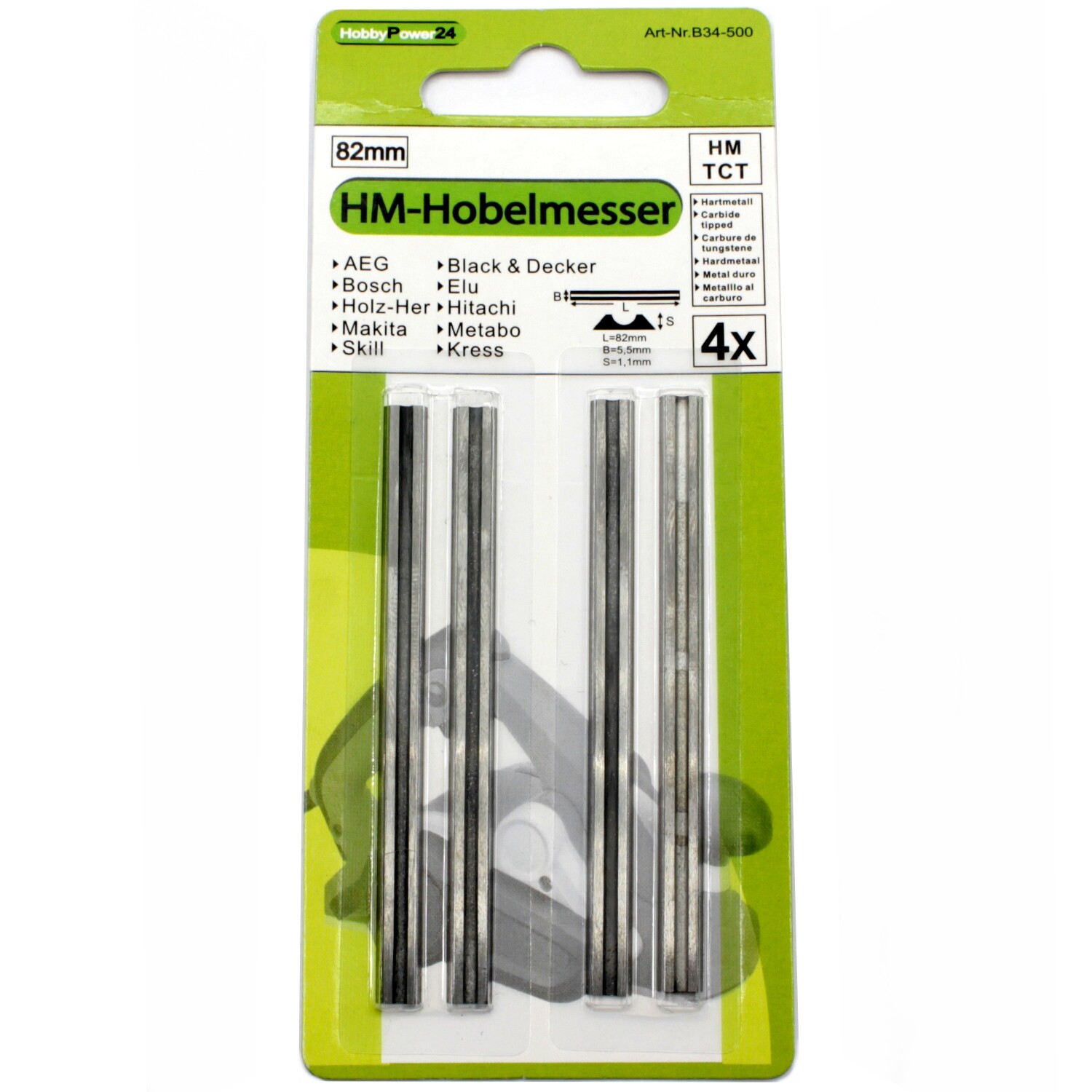 4x Hartmetall Hobelmesser 82mm für Bosch PHO 20-82 / PHO 3100 / PHO 15-82 4x Hartmetall Hobelmesser 82mm für Bosch PHO 20-82 / PHO 3100 / PHO 15-82