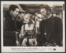 Happy Landing ’37 CESAR ROMERO SONJA HENIE JEAN HERSHOLT RARE