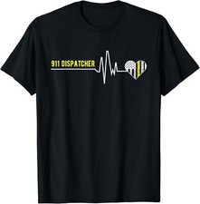 911 Dispatcher Heartbeat - Divertida 911 Dispatcher Regalos Camiseta ShiGift Unisex Camiseta