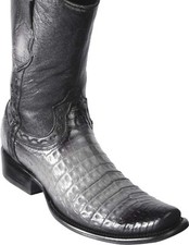 King Exotic GRAY Caiman Crocodile Belly Western Boot Side Zipper D 479B8238