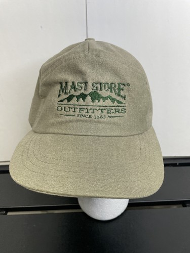 Vintage 5 Panel Mast General Store Outfitters Strap Back Adjustable Hat Boone NC