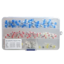 1 Pack XFITTING 100 Pcs Solder Seal Heat Shrink Waterproof Wire Connector Kit