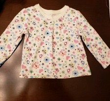 Newborn Girl long Sleeve Shirt by Children  place Multicolor US 8 mos Pre owned 