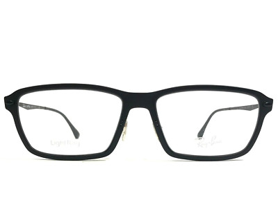 Ray-Ban Brillenfassung RB7038 2077 LightRay Rechteckig Schwarz Grau 55-16-135