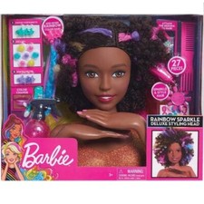 Jeux Précieux Barbie Tête Afro…