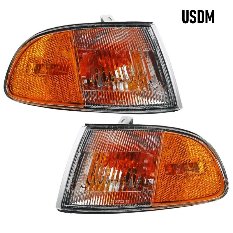 Depo USDM Corner Indicator Light Lamp For Honda Civic EG EG6 EJ Coupe 3DR 92-95 - Image 2 of 4