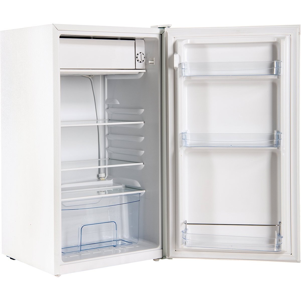 Tolbec White UnderCounter Fridge with Freezer Compartment and LED