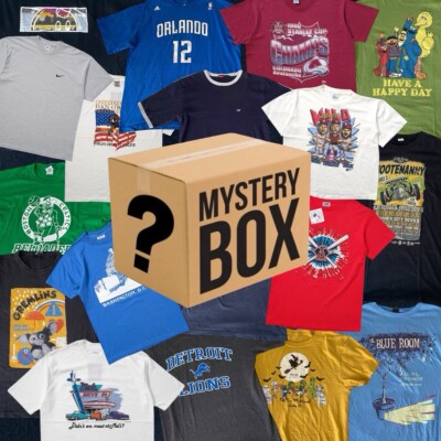 Vintage T-Shirt Box Brands Marken Herren Damen 90s, 80s