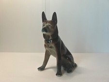 Vintage Ceramic German Shepherd Figurine