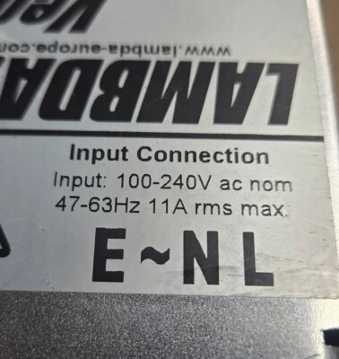 Fuente De Alimentación TDK Lambda Vega 650 V604XQV – Múltiples Salidas: 5V20A, 24V15A, 15V12A, 15V10A (Usada, Sin Cables)