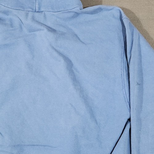 Vintage Nike Hoodie Mens Size Large Blue Sweatshirt Pullover Distressed Made USA - Picture 19 of 22