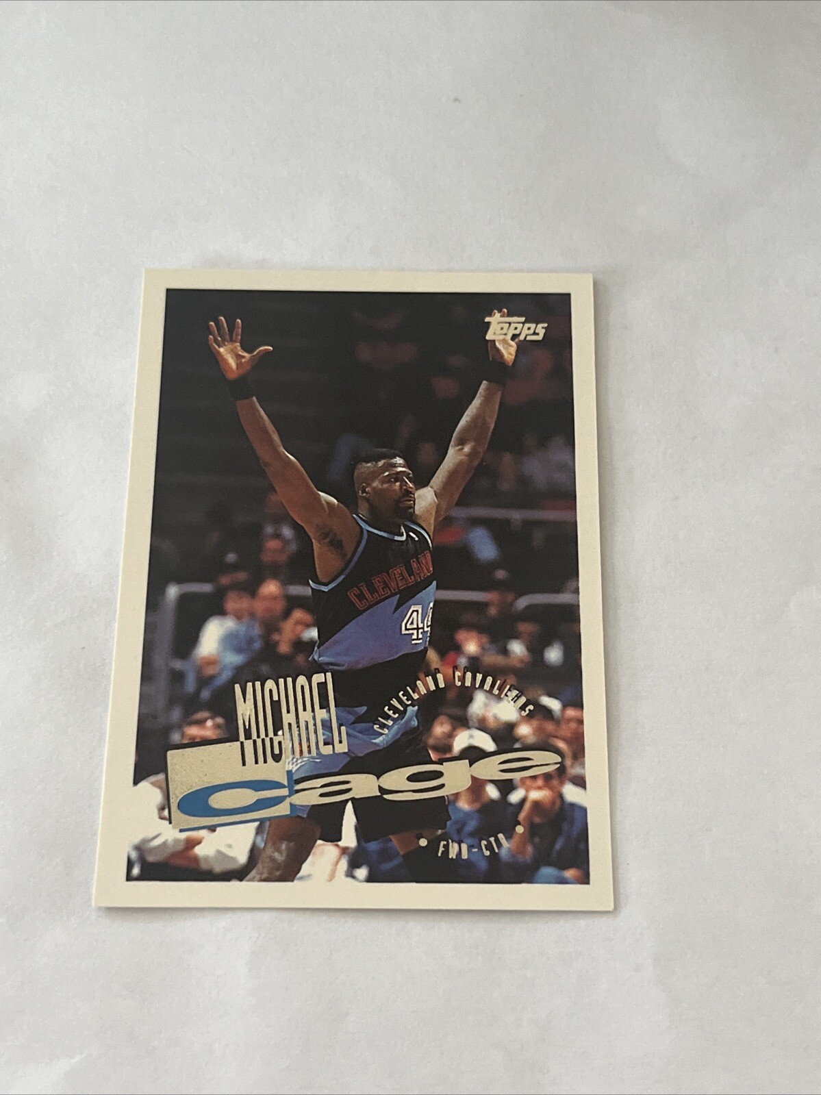1995-96 Topps Michael Cage #101 Cavaliers