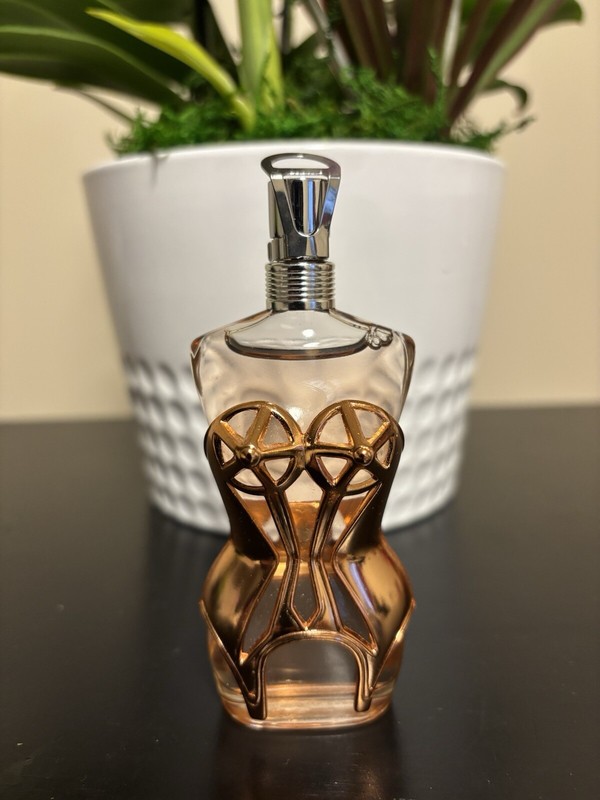 Vintage Jean Paul Gaultier Factice Display Corset Bottle Rose Gold 1 oz Spray