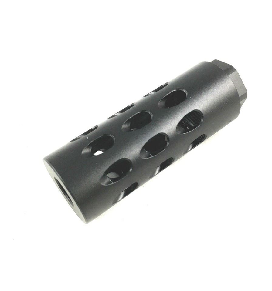 Aluminum Black Muzzle Brake Compensator 1/2x28 TPI Thread For 5.7x28 ...