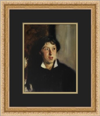 John Singer Sargent Portrait of Vernon Lee Custom Framed Print
